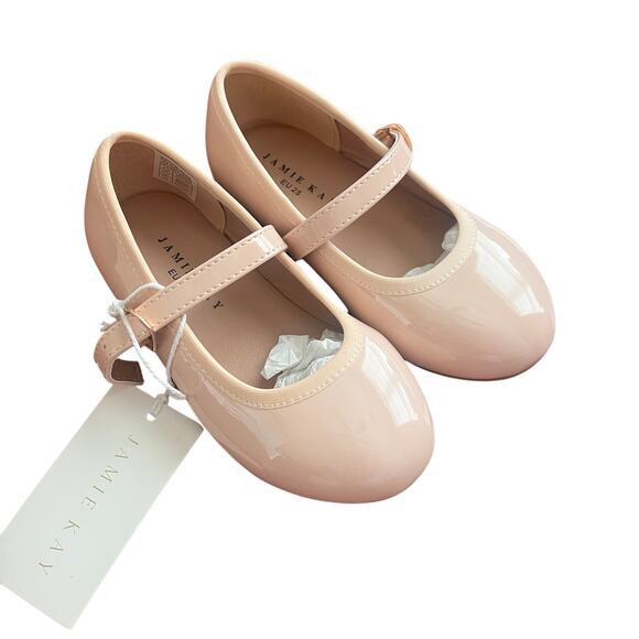 Jamie Kay Other - NIB Jamie Kay EU 25 (8.5/9T) Ballet Flat Patent Color Baby Soft Pink Coquette